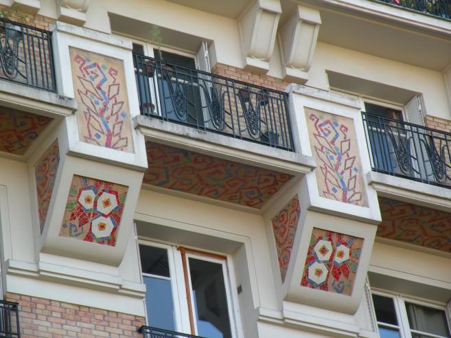  fresques, immeuble rue Froidevaux